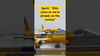 Spirit ignores tornado warnings aviation avgeek funny spiritairlines shorts [upl. by Nivrag]