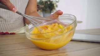 Whisking Eggs Stock Video [upl. by Annekam]