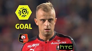 Goal Kamil GROSICKI 86 pen  Stade Rennais FC  Olympique de Marseille 32 201617 [upl. by Sieracki]