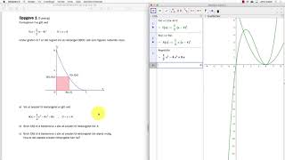 GeoGebra CAS Funksjoner  Eksempel S1 H17 [upl. by Adnalra]