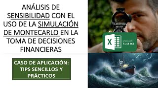 ANÁLISIS DE SENSIBILIDAD CON EL USO DE LA SIMULACIÓN DE MONTECARLO EN LA TOMA DECISIONES FINANCIERAS [upl. by Thorndike530]