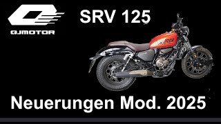 QJ SRV 125 Neuerungen Mod 2025 [upl. by Ayoras215]