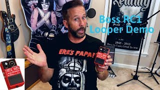 Boss RC1 Loopstation The Easiest Looper  No Manual Needed [upl. by Tenej890]