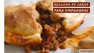 Relleno de carne para empanadas Peru [upl. by Adoc]