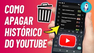 Como Apagar o HISTÓRICO DO YOUTUBE de Pesquisa e Vídeos  2024 [upl. by Karlin730]