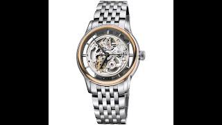 ORIS Artelier Translucent Skeleton 73476846351MB 18ct Gold Watch Swiss Automatic [upl. by Jamesy]