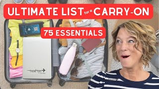 75 Packing List Travel Essentials [upl. by Haimrej]