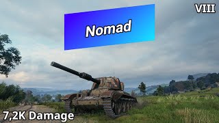 Charioteer Nomad 72K Damage  World of Tanks [upl. by Benedick]