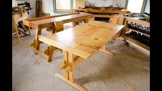 quotBuilding the Collapsable Trestle Table with Will Myersquot Trailer [upl. by Aikas202]