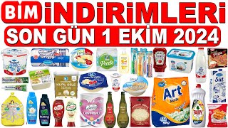 BİM İNDİRİMLERİ BU HAFTA  BİM AKTÜEL SON GÜN 1 EKİM İNDİRİM KATALOĞU  BİM TEMİZLİK VE GIDA [upl. by Anitsahs]