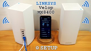 Linksys Velop MX8400 mesh WiFi 6 system • Unboxing installation configuration and test [upl. by Nythsa]