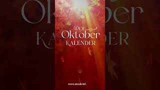 Der Oktober Kalender oktober2024 oktober engel [upl. by Nnaeiluj]