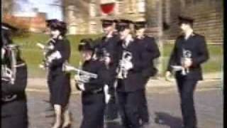 MARCHING ALONG with NEWCASTLE amp ROMFORD Salvation Army BRASS BANDS [upl. by Grinnell]