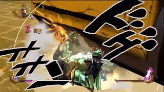 DIO Road Roller ultimate All Star Battle English dub clips [upl. by Ahsinod]