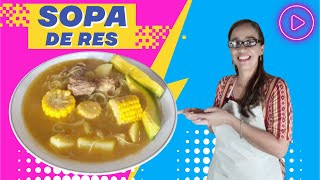 SOPA de RES dominicana RECETA [upl. by Rocca]