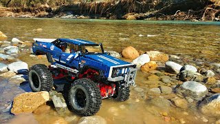 I modified my LEGO Technic 41999 crawler with RC tires and it became a beast natural sound ASMR [upl. by Almita754]