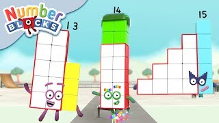 Numberblocks Teen Numbers  Learn to Count [upl. by Peednas]