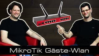 MikroTik Tutorial 07 Gäste Wlan Konfiguration deutsch [upl. by Ynffit129]