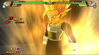 DBZ Budokai Tenkaichi 3 Teen Gohan SSJ2 Combo [upl. by Sukul545]