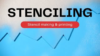 Stenciling  How to Create a Stencil Step by Step Process [upl. by Anura747]