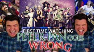 FUNNIEST MOVIE I HAVE SEEN Peter Pan Goes Wrong First Time Watching [upl. by Etty]