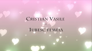 Cristian Vasile  Iubesc femeia versuri lyrics karaoke [upl. by Ruomyes]