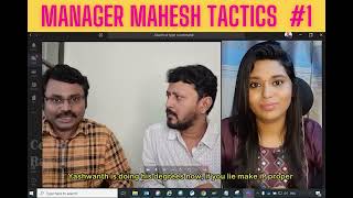 Manager Mahesh Tactics 1 Throw Back  RascalsDOTcom [upl. by Inaffyt411]