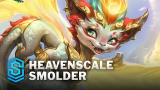 Heavenscale Smolder Skin Spotlight  League of Legends [upl. by Ettenoj381]