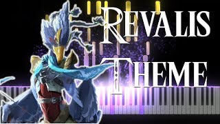 Revalis Theme  The Legend of Zelda Breath of the Wild Piano tutorial Sheet MusicMIDI [upl. by Nnaeed]