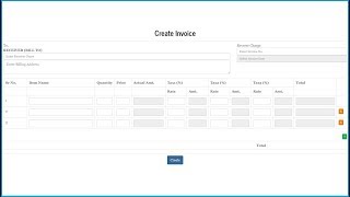 Invoice System Using Jquery PHP Mysql and Bootstrap  5 [upl. by Absa659]