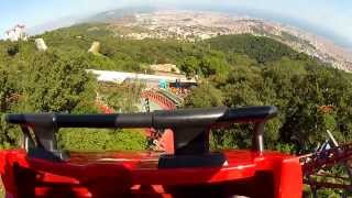 Tibidabo  Muntanya Russa GoPro 2013 [upl. by Nnaeitak]