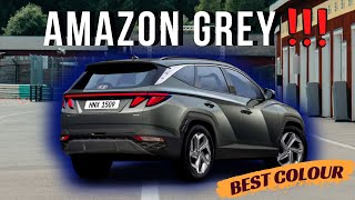 2022 Hyundai Tucson in Amazon Grey Best Colour [upl. by Nhguavad]