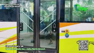 VisayasBus Ceres Tours 34 of Vallacar Transit Inc Cebu North [upl. by Irved160]