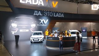 Стенд Lada на MOSCOW OFFROAD SHOW 2015 4k [upl. by Lanta583]