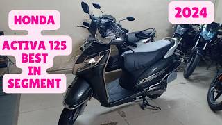 New 2024 Honda Activa 125  Segment Best Scooter Silent Start Detailed Review caarnavtech [upl. by Oderfodog214]