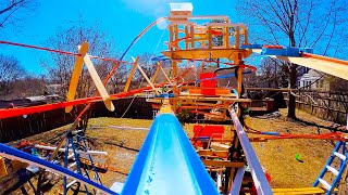 Hot Wheels Aquapark Track with Waterfalls and Waterslides BOOSTED [upl. by Lorine253]