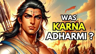 Karna In Mahabharat  A Hero Or Villain [upl. by Etteniuq]