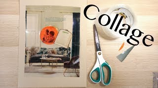 How to Make a Collage  Materials Composition and Tips [upl. by Nahshun]