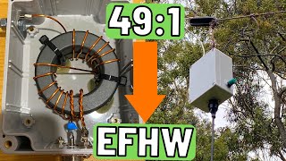 5 Band EFHW Antenna 80m10m  491 End Fed Half Wave [upl. by Aisila]