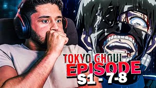 LE DÉSESPOIR DE AMON TOKYO GHOUL SAISON 1 EPISODE 7 amp 8 REACTION FR [upl. by Nithsa]