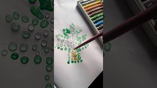 Leaf color mixing 🖌️☘️ art water colors mix shorts ytshorts [upl. by Varney405]