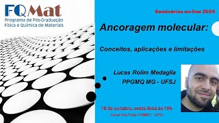 Ancoragem molecular Conceitos aplicações e limitações por Lucas Rolim Medaglia [upl. by Fattal]