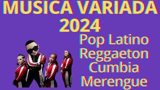 MIX MUSICA VARIADA 2024 ✨LO MÁS ACTUAL  POP REGGAETON CUMBIA SALSA MERENGUE ✨Studio Red Music [upl. by Hanimay]