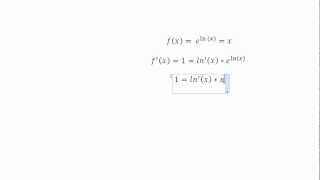 Mathe Oberstufe Part 17 Die natürliche Logarithmusfunktion [upl. by Rene]