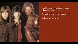 Badfinger  Day After Day  Lyrics Straight Up LP [upl. by Isyak]