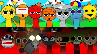 Incredibox Sprunki But Batter Animations MixCover  Normal VS Horror [upl. by Lelith722]