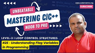 25  Flag Variable to Solve Complex Issue  Mastering in CC  CODEMANTRA  2024 [upl. by Irene]