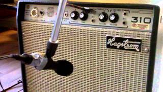 Hagström 310 Tube Amp Sound Check [upl. by Christy]