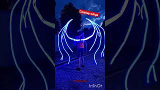 COSPLAY WINGS FOR MALTHAEL COSTUME with Led strips [upl. by Boaten703]