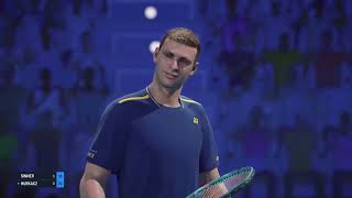 TIEBREAK  XBOX ONE S  ATP FINALS  SINNER VS HURKACZ  ESPERTO [upl. by Cawley522]